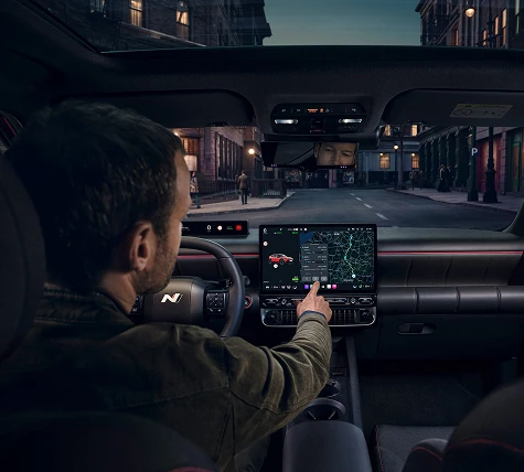 IONIQ 3 Pleos Connect infotainment system